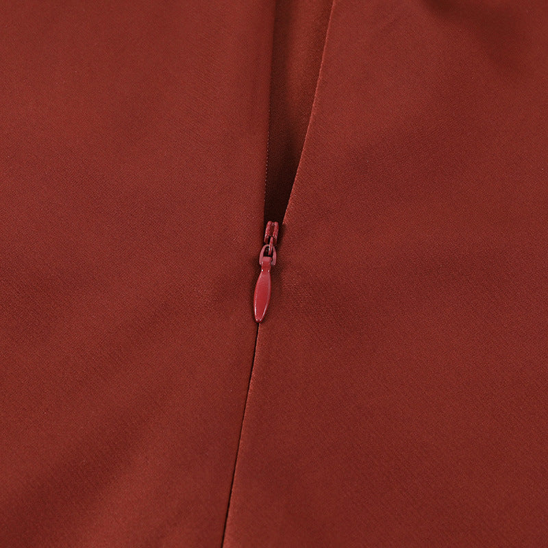 Petal Satin Dress