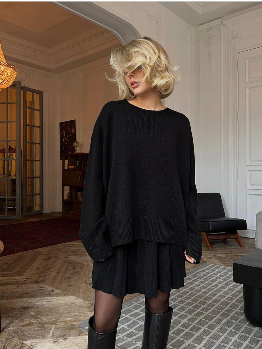 Solange Knitted Skirt & Blouse Set