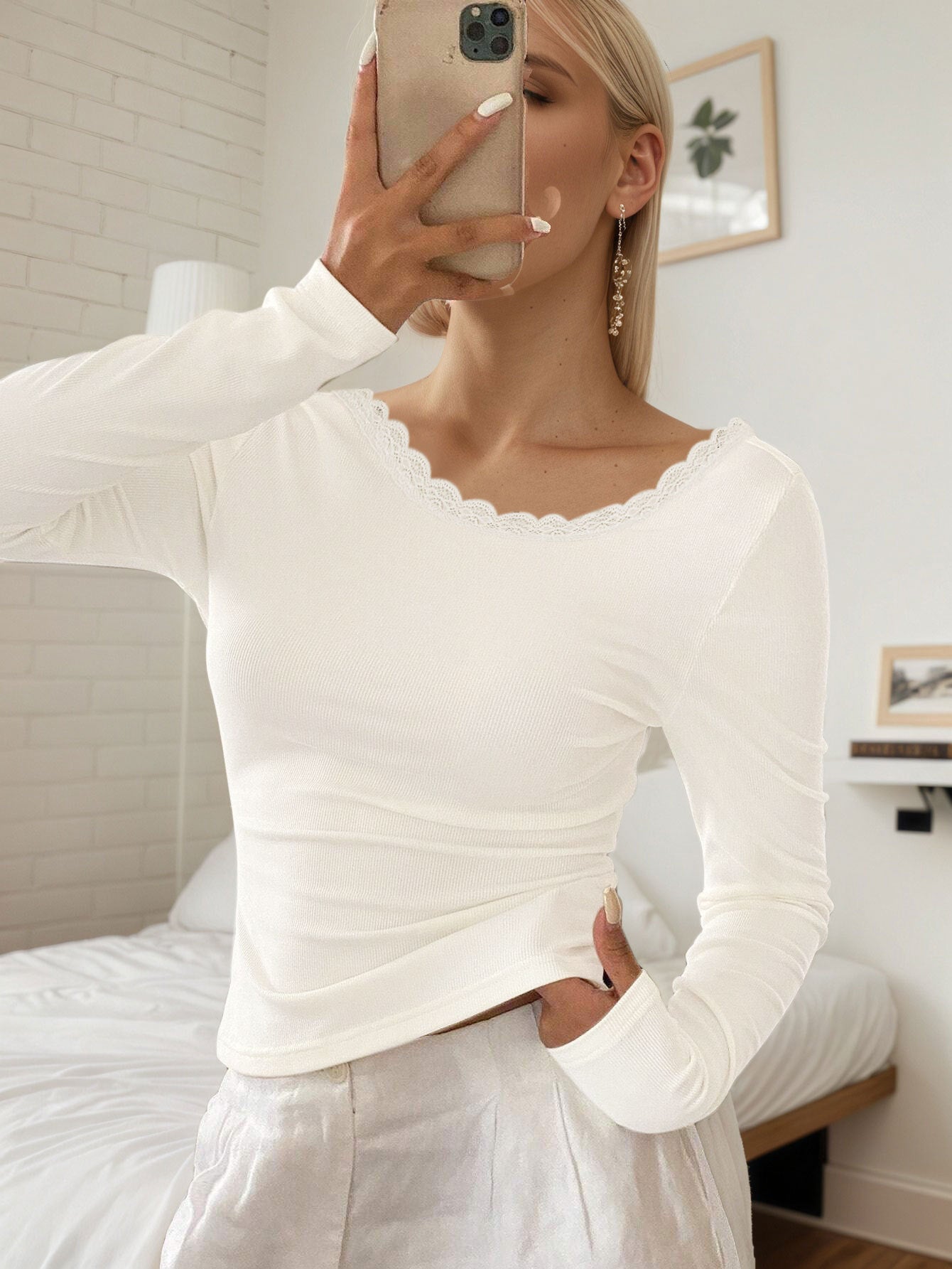 Halina Lace Top