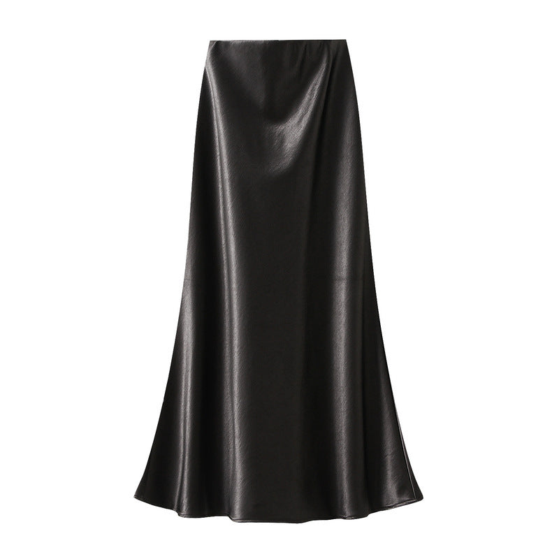 Dahliana Satin Maxi Skirt