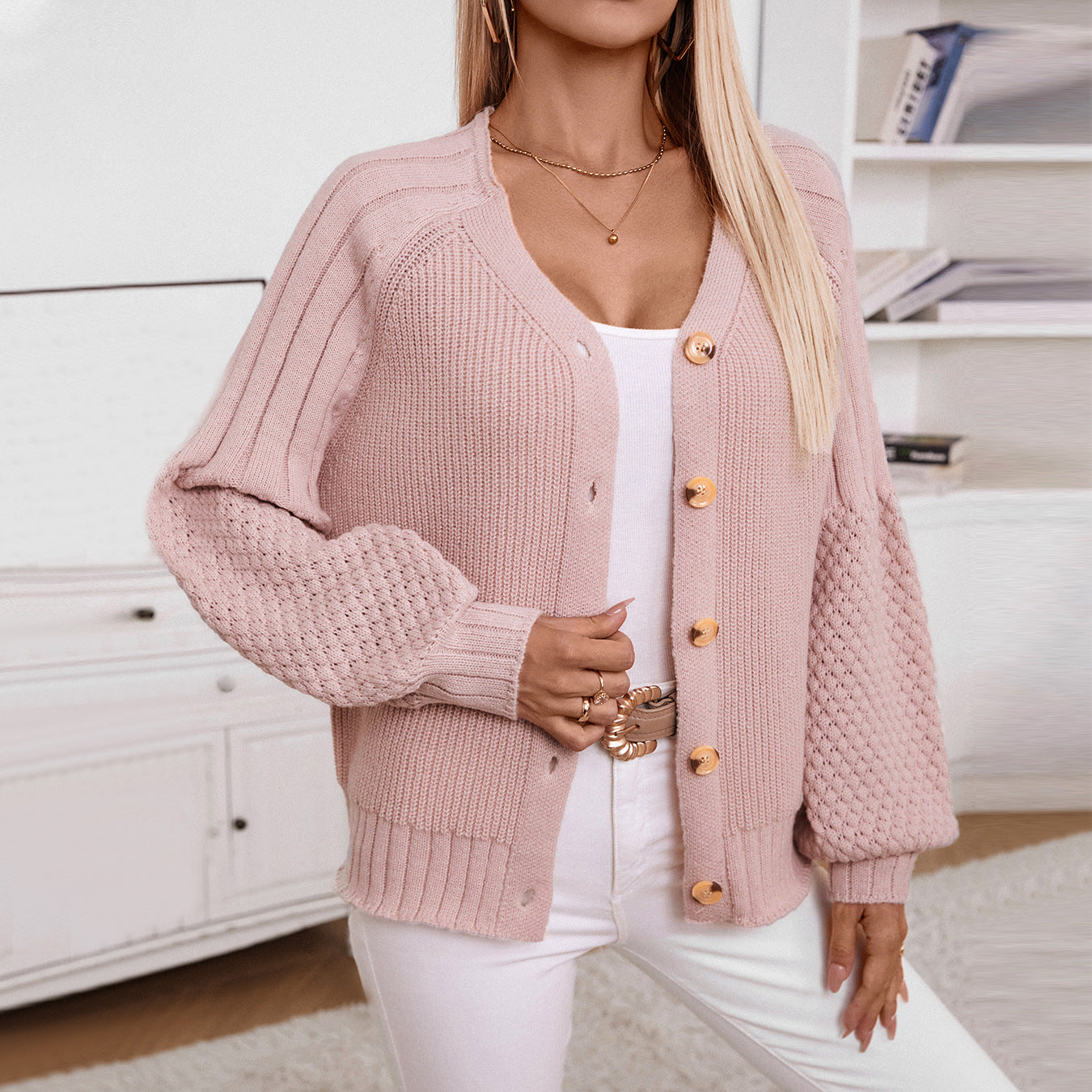 Kaia Buttons Knitted