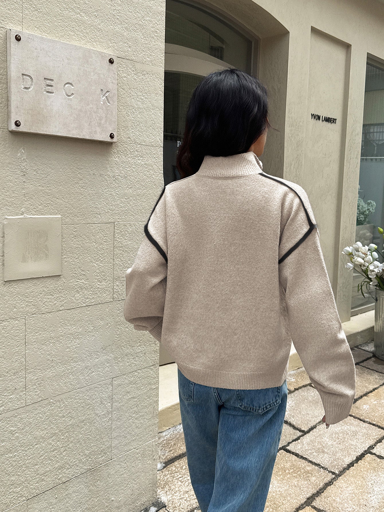 Orel Zipper Sweater