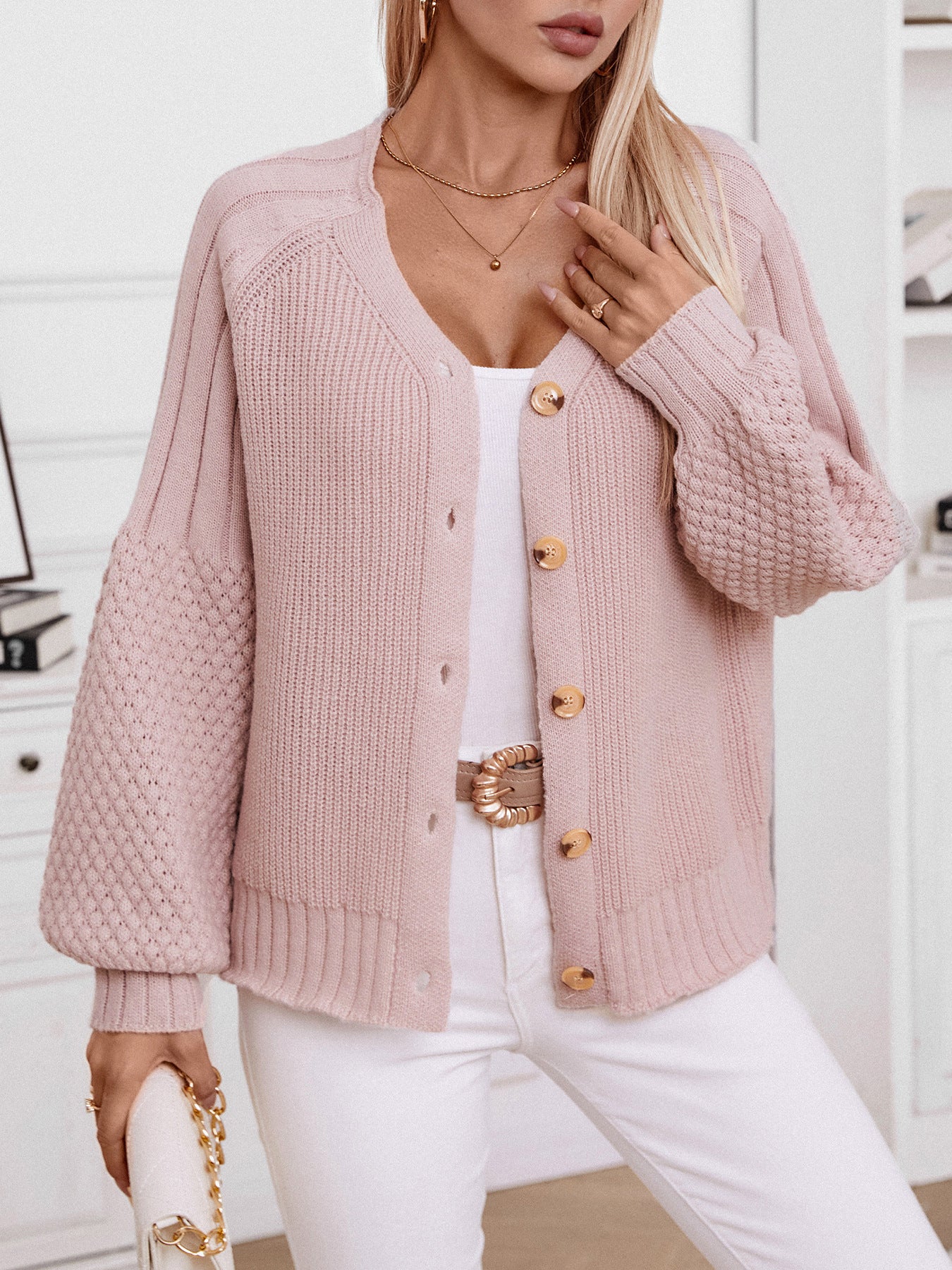Kaia Buttons Knitted