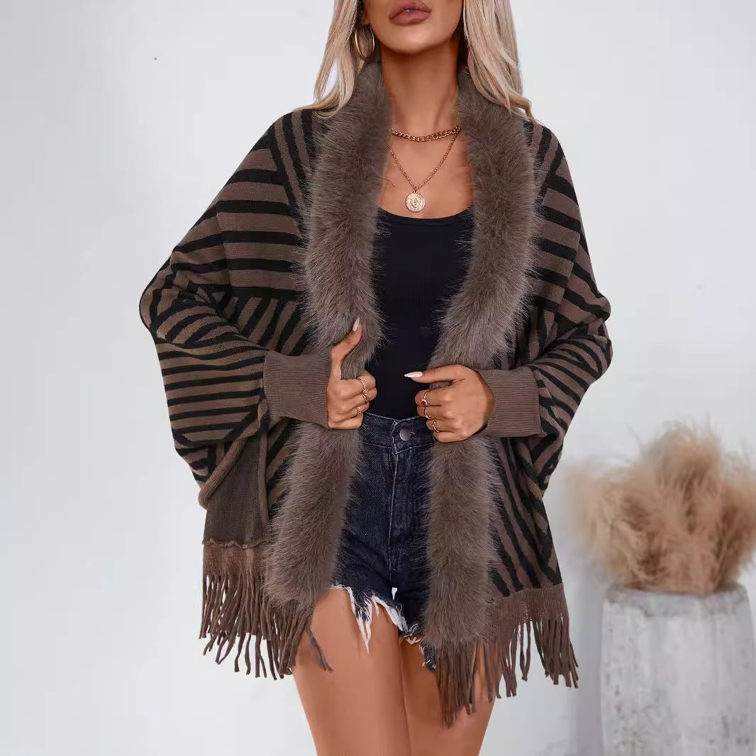 Sylphine Knitted Shawl Cape