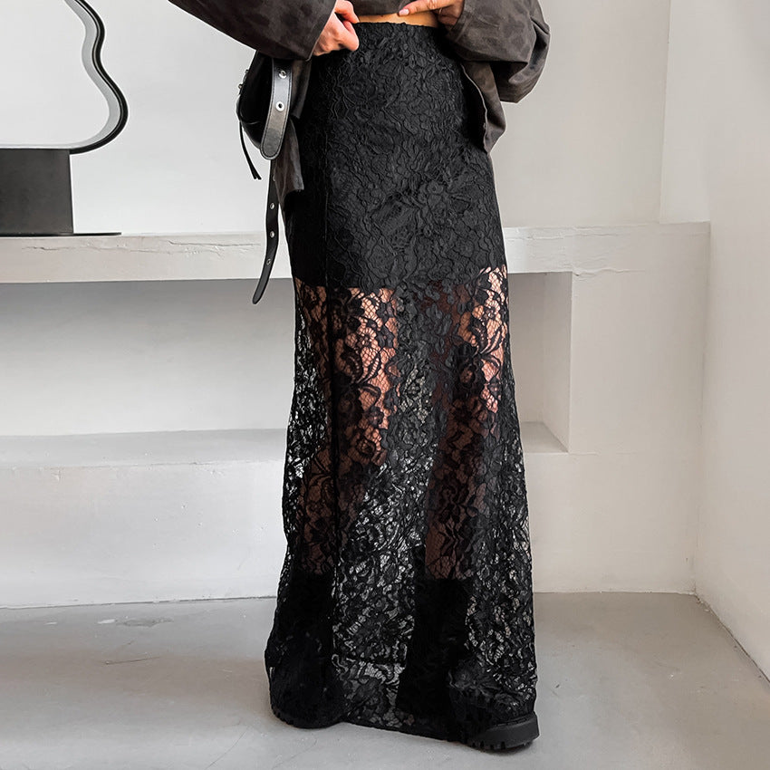 Gardenya Lace See through Skirt