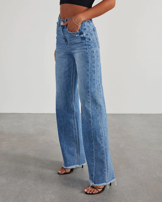 Adrienne Hem Jeans