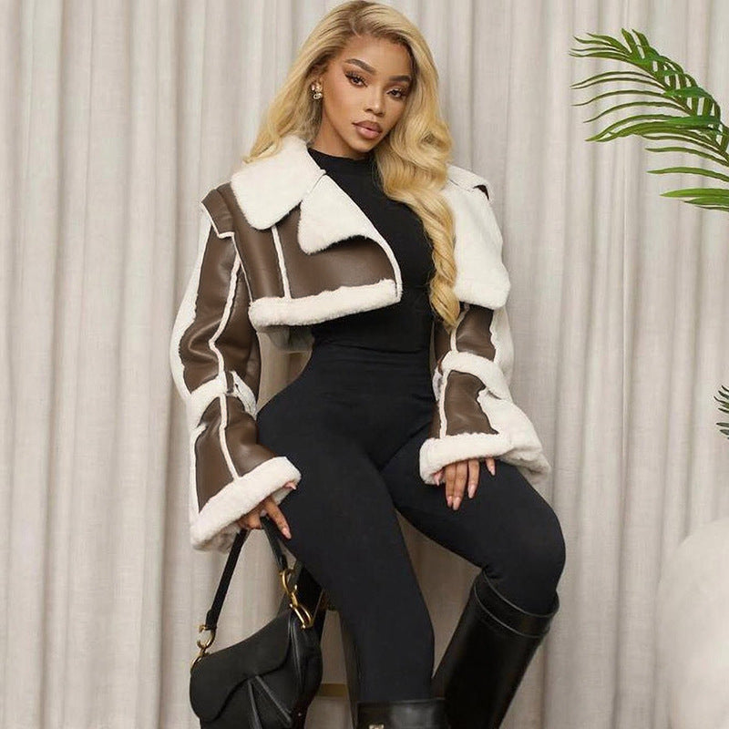 Marvella Street Faux Leather Coat