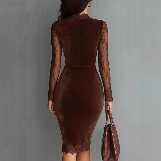 Elanra Lace See through Dress