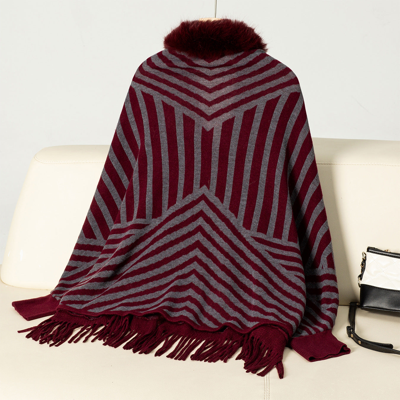 Sylphine Knitted Shawl Cape