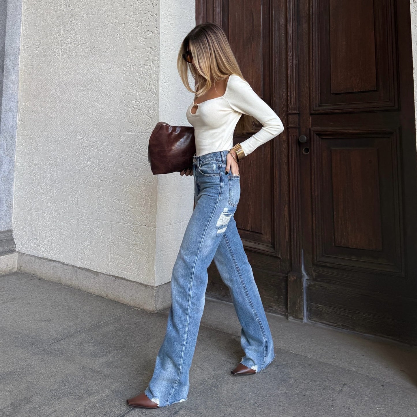 Jocelle Knitted Top