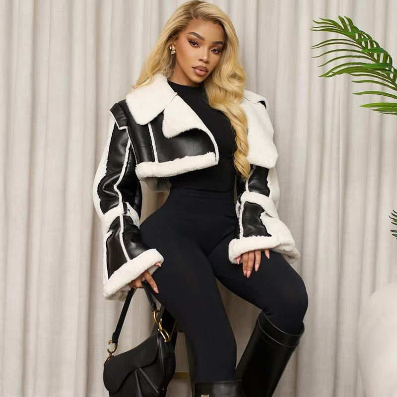Marvella Street Faux Leather Coat