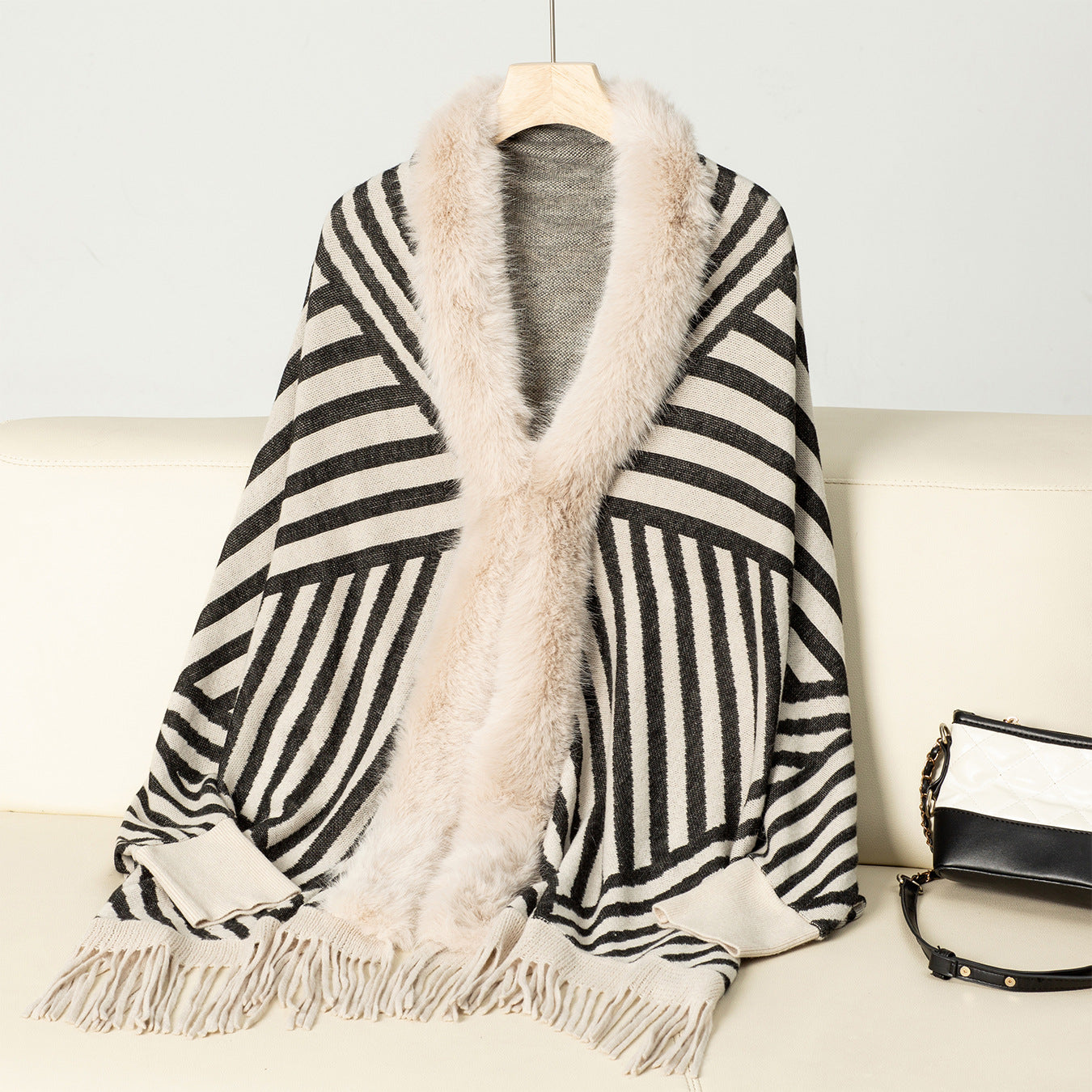 Sylphine Knitted Shawl Cape