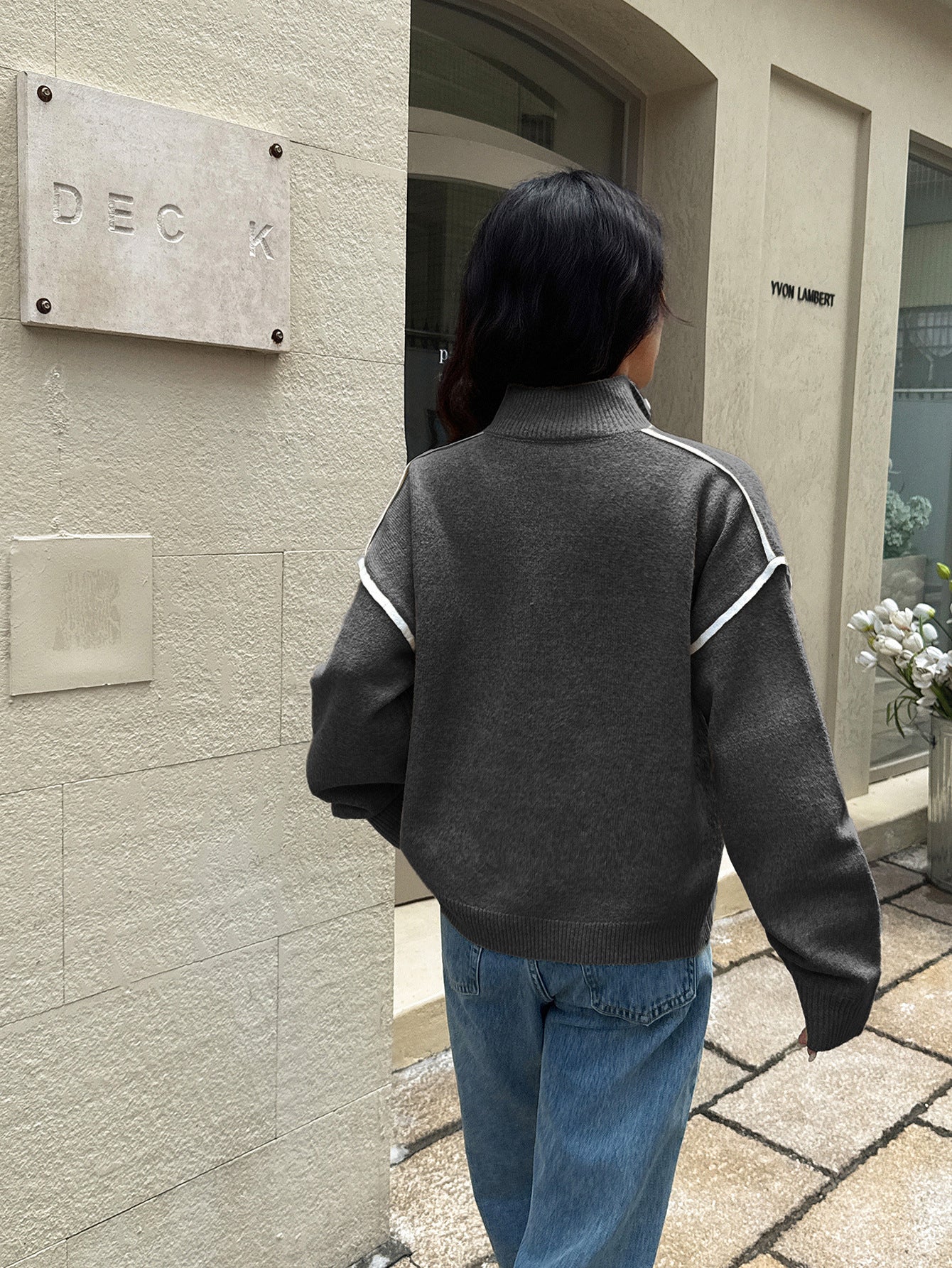 Orel Zipper Sweater