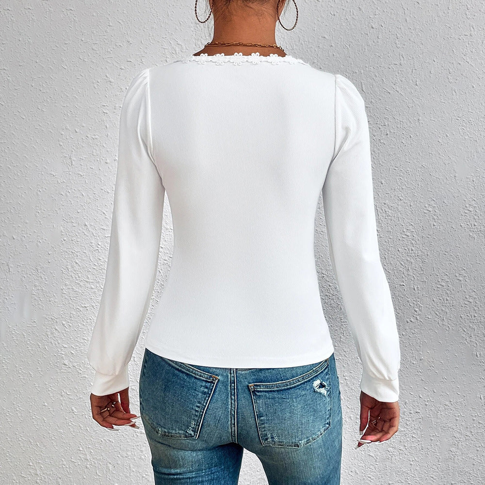 Elira Lace French Top