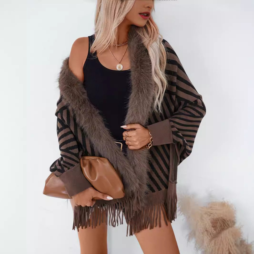 Sylphine Knitted Shawl Cape