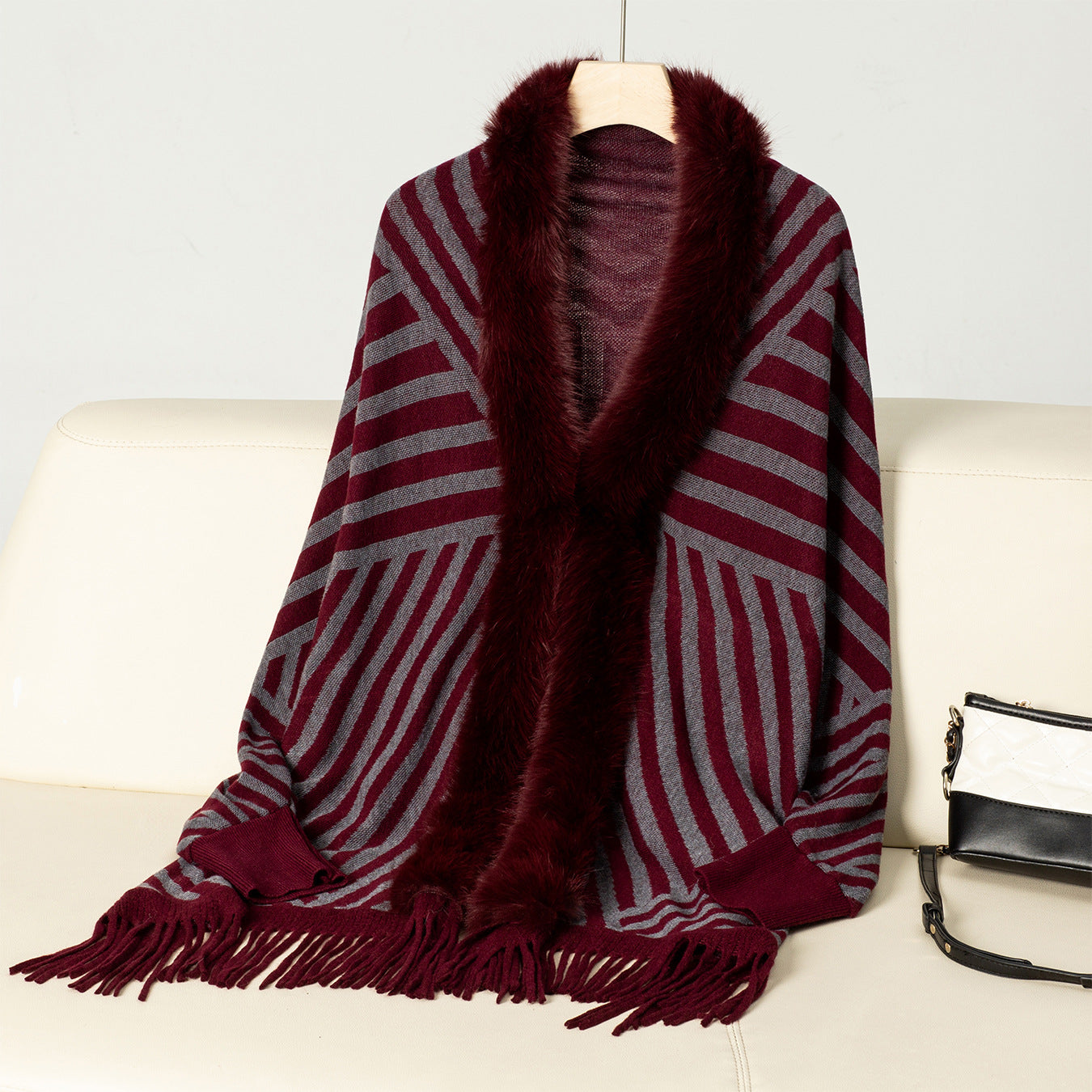 Sylphine Knitted Shawl Cape