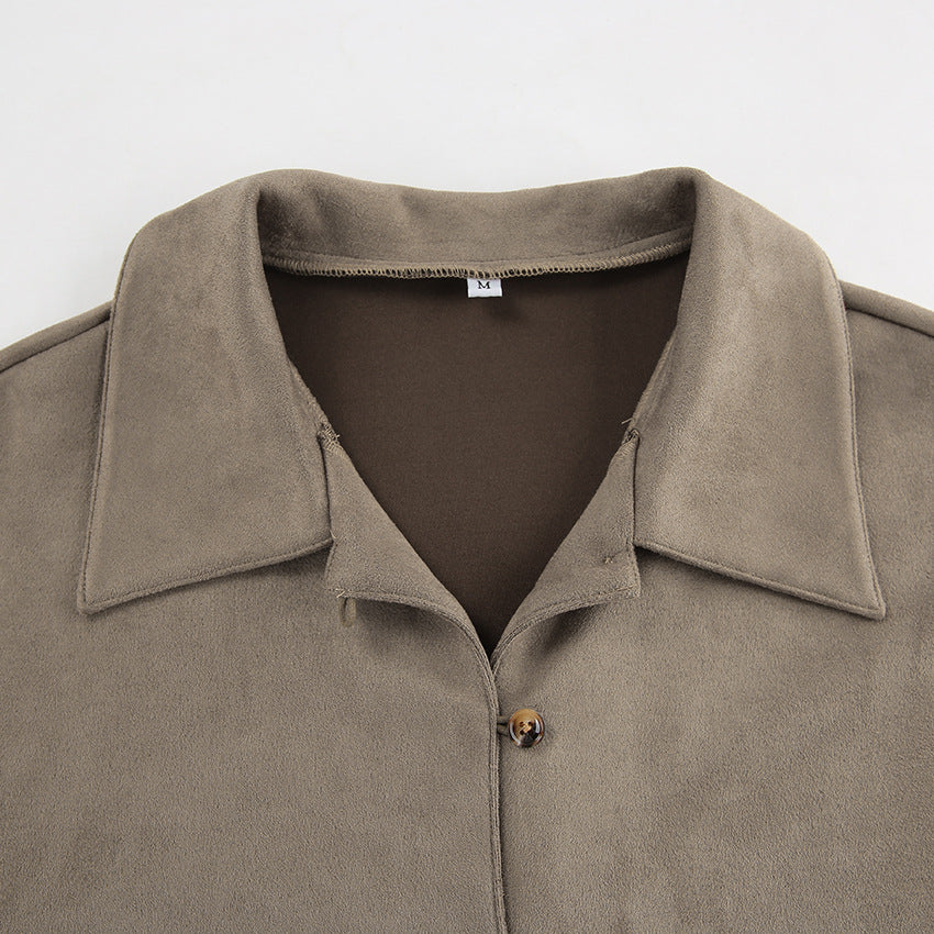 Nyssia Suede Shirt