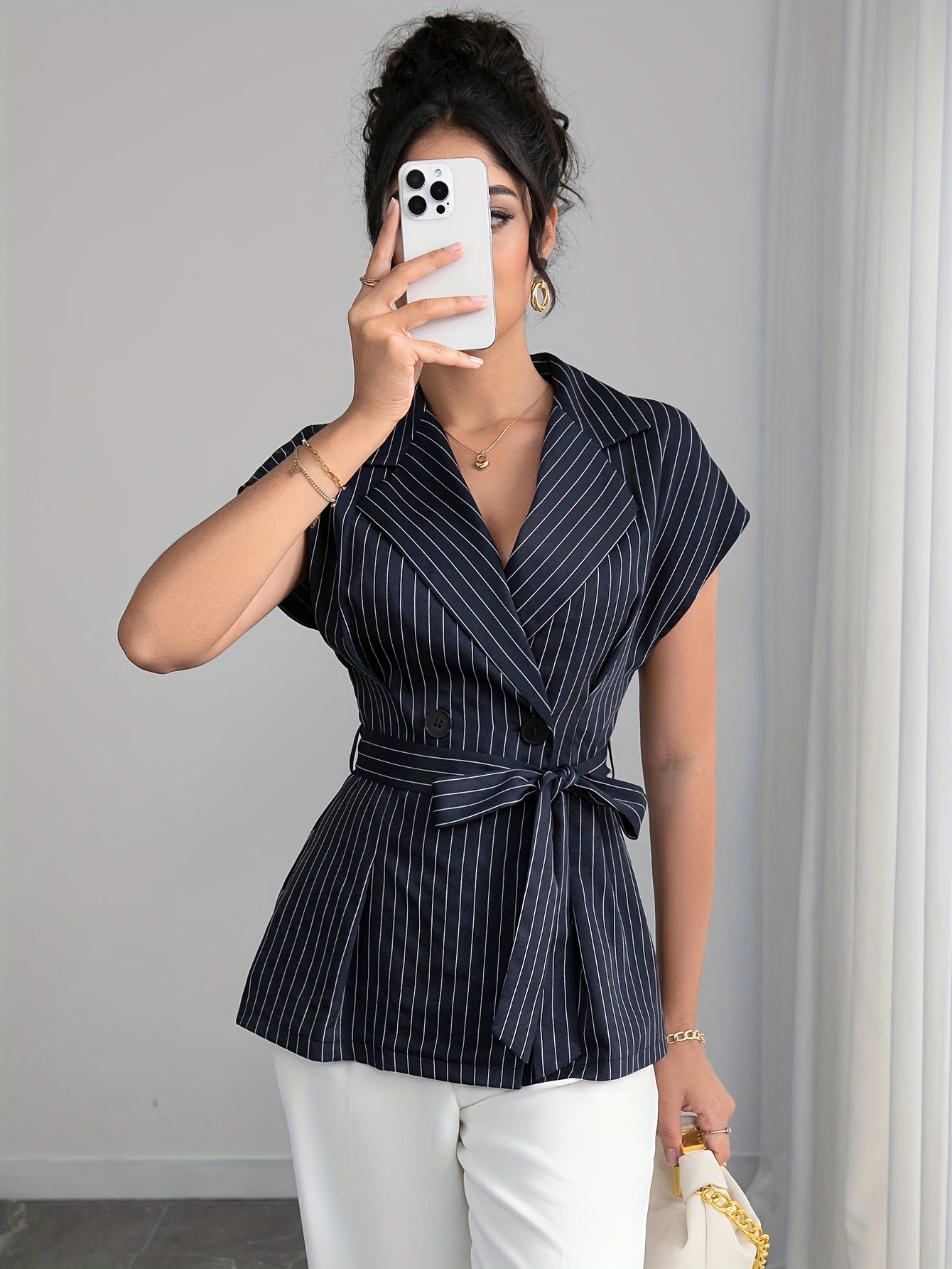 Theodora Short Sleeve Blazer