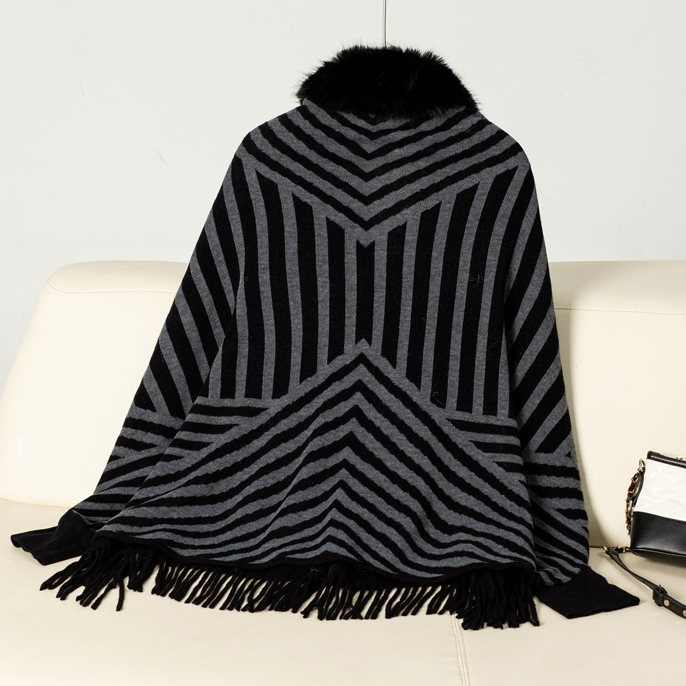 Sylphine Knitted Shawl Cape