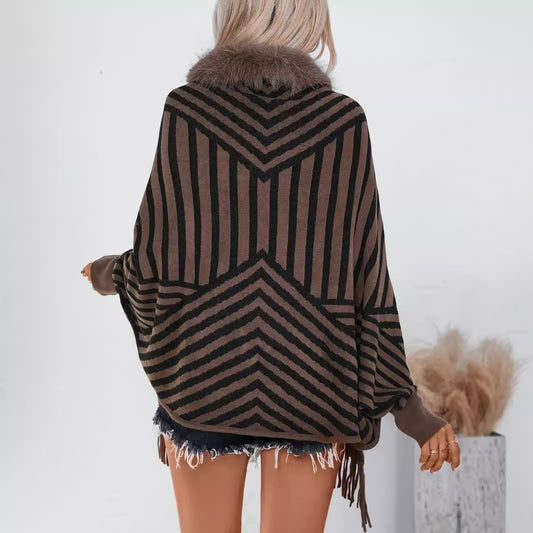 Sylphine Knitted Shawl Cape