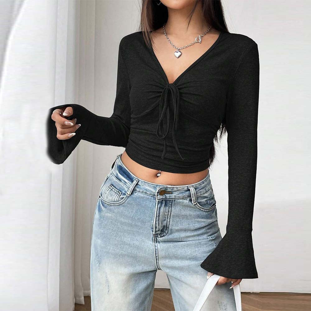 Rosabelle V neck Short Top