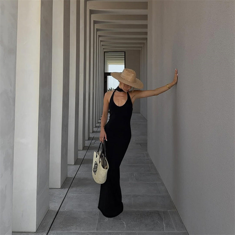 Adriana Ribbon Backless Dress