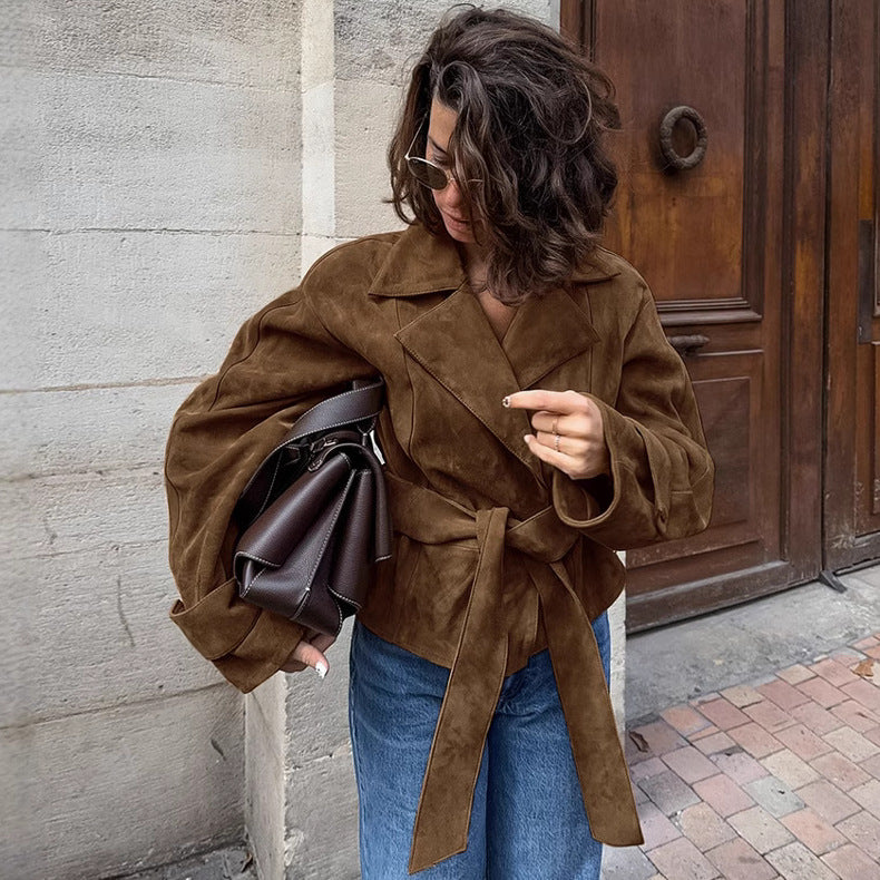 Orielle French Suede Coat