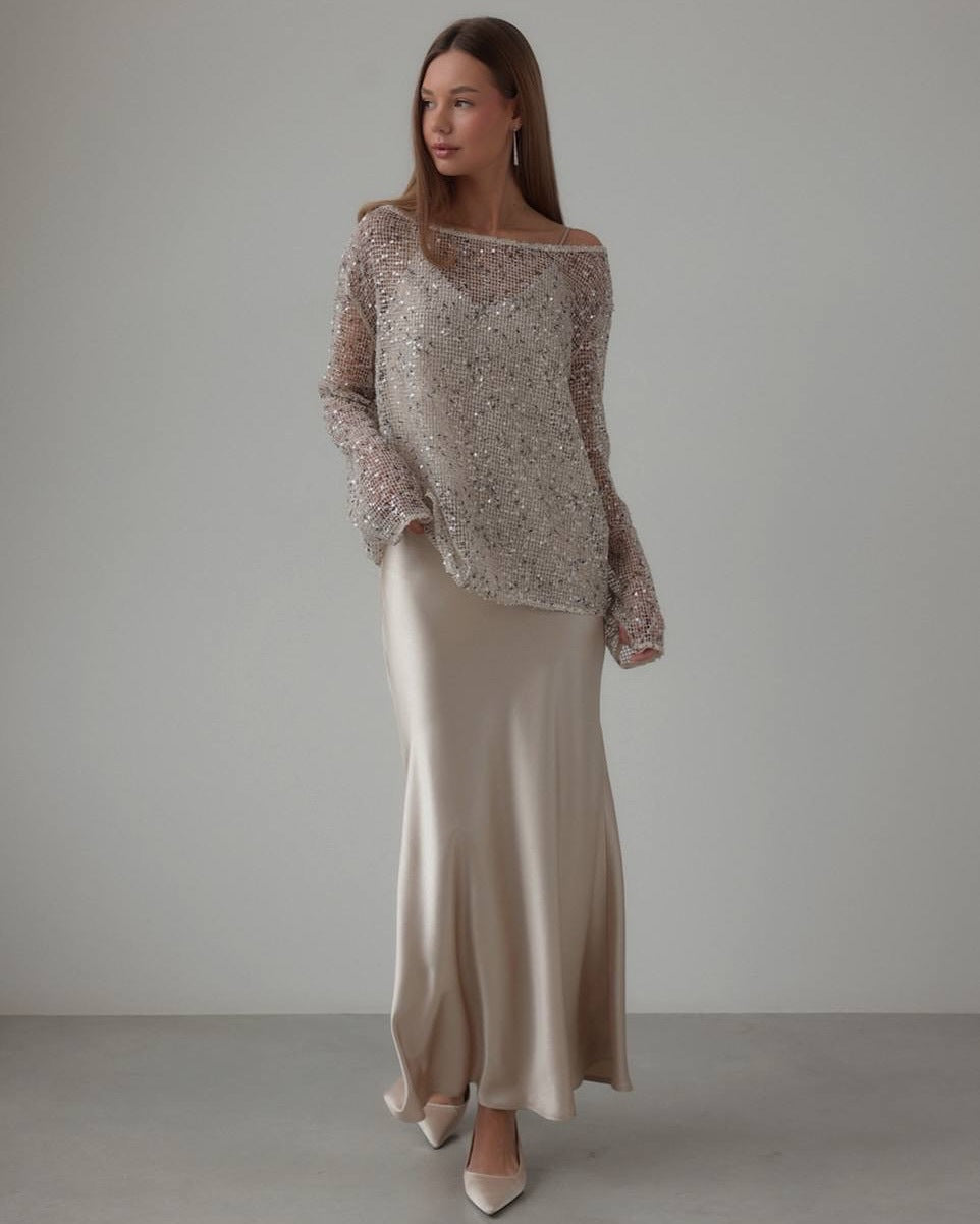 Sabine Sequined Top