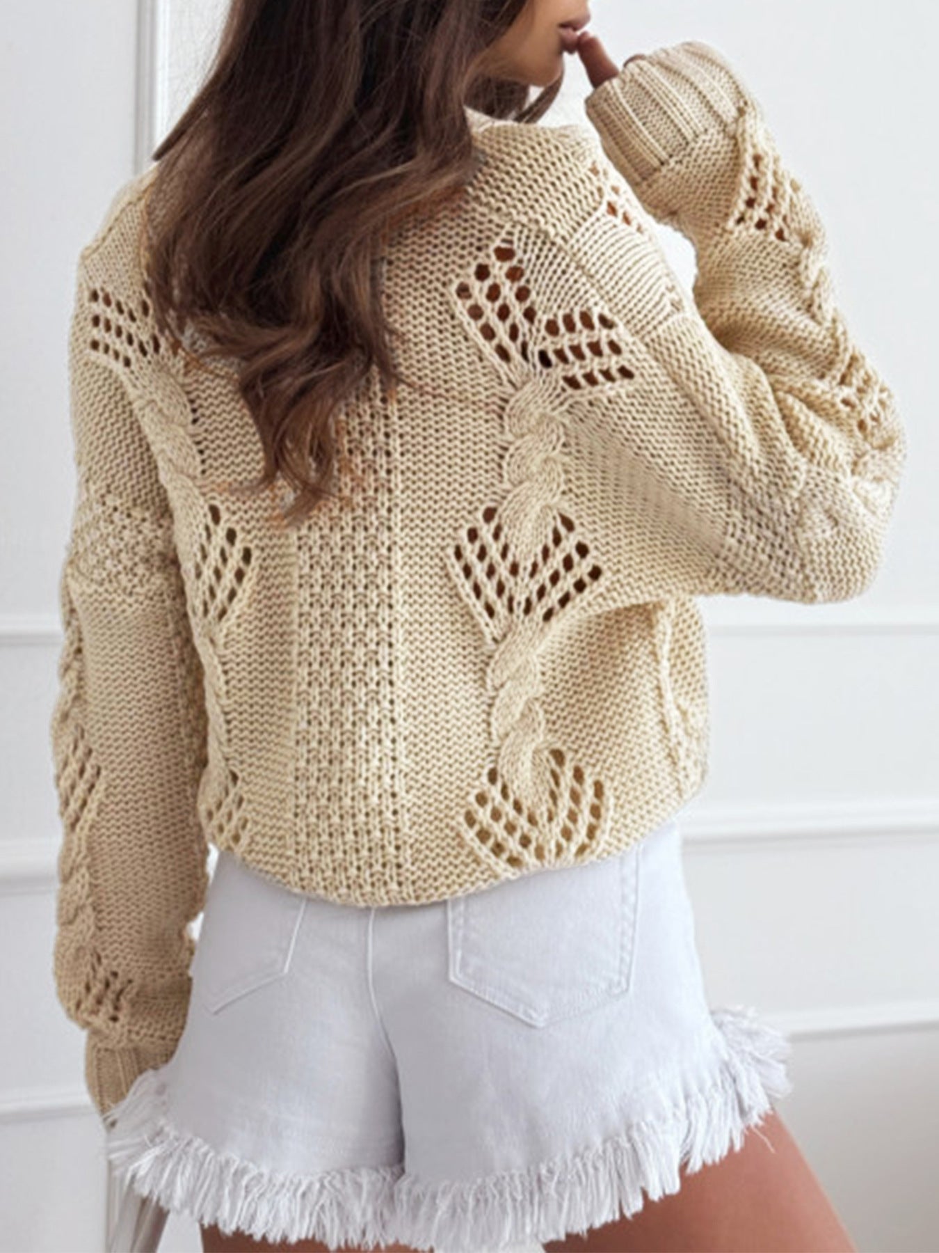 Brienne Crochet Sweater