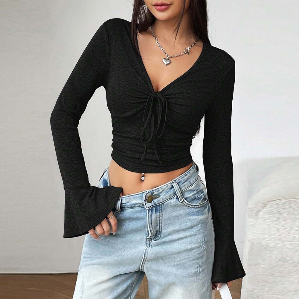 Rosabelle V neck Short Top