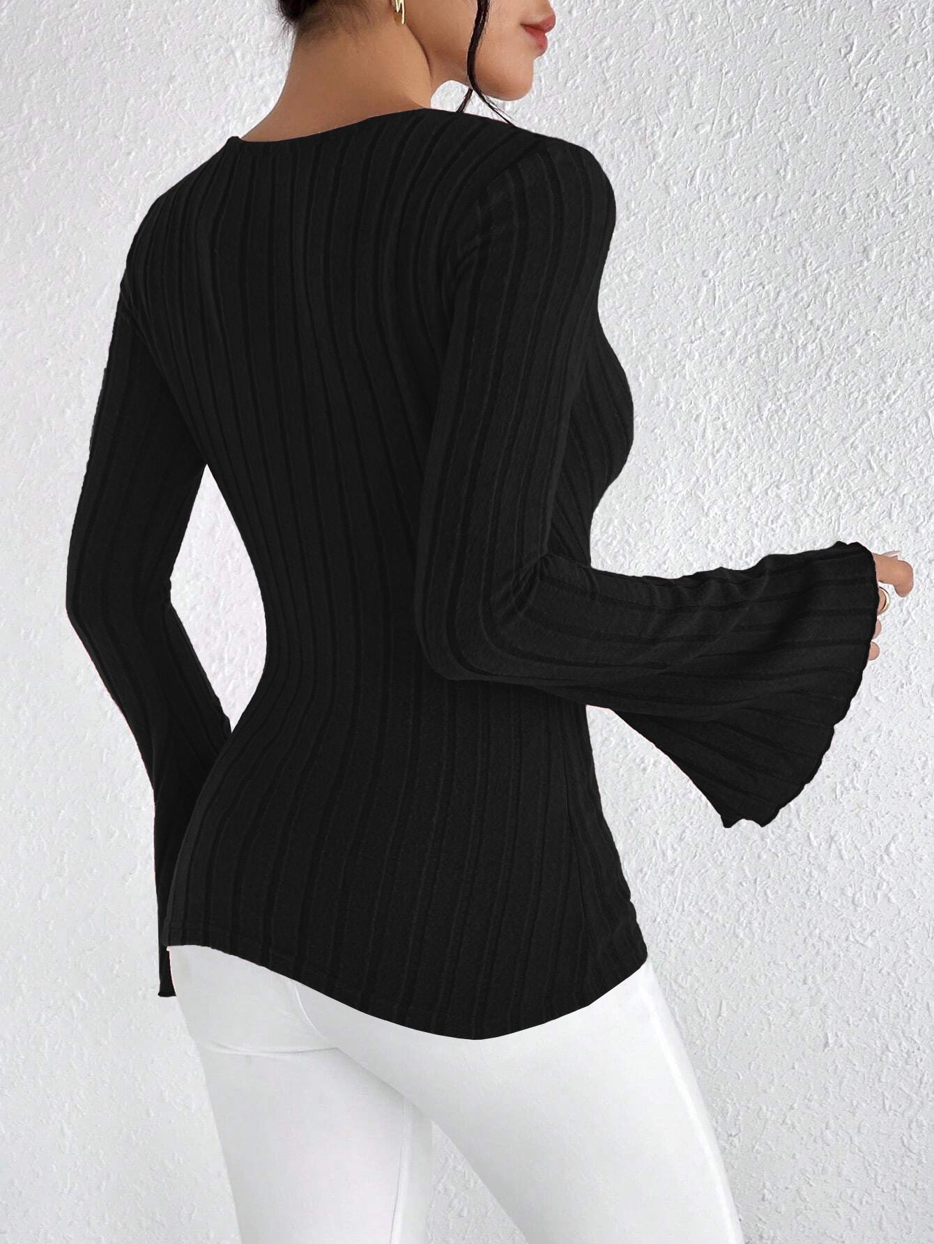 Colette V neck Wine Red Top