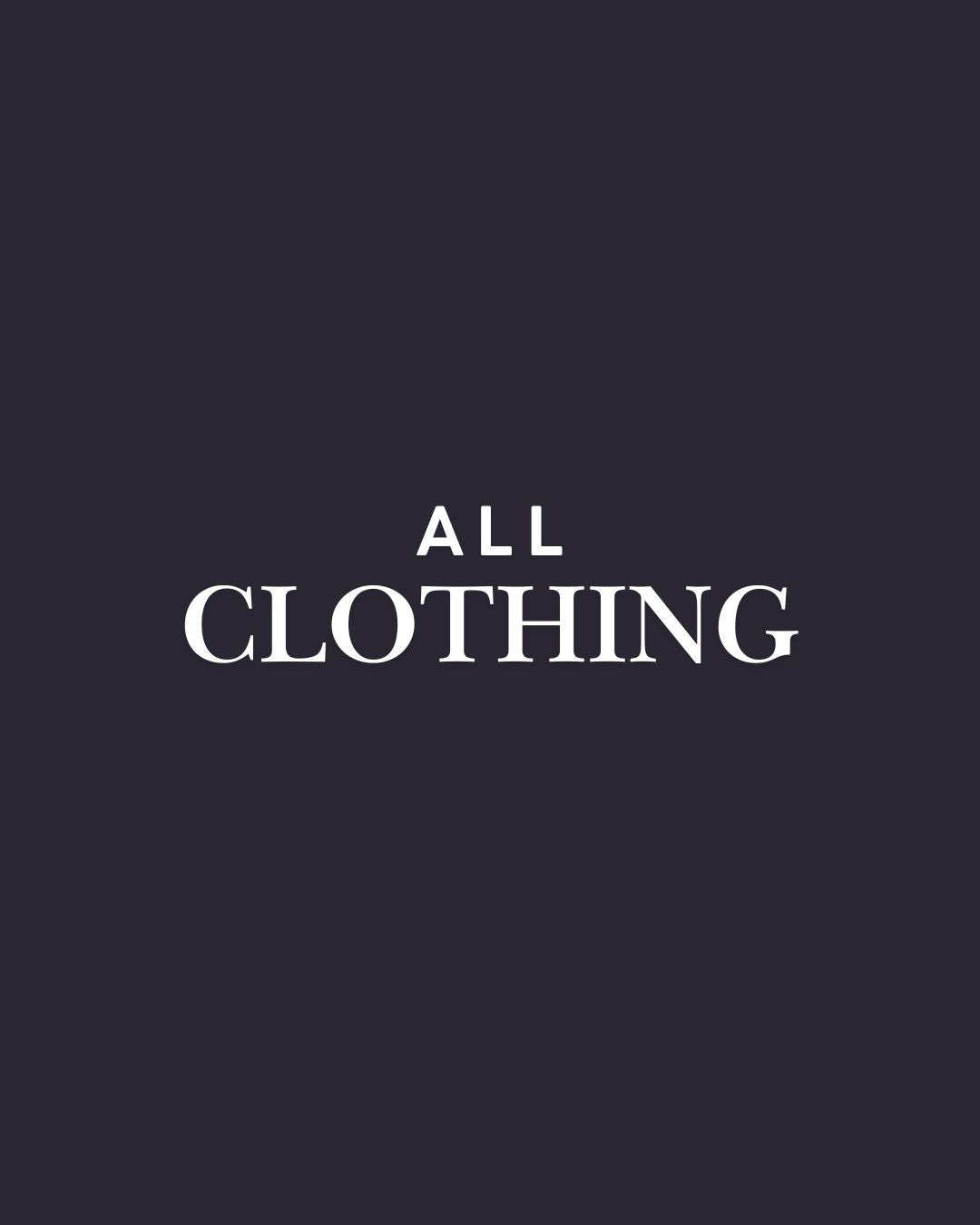 All Clothes