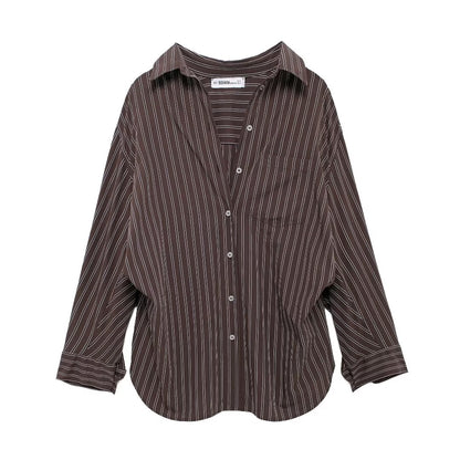 Brinelle Loose Striped Shirt
