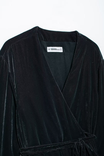 Aleria Velvet Blouse