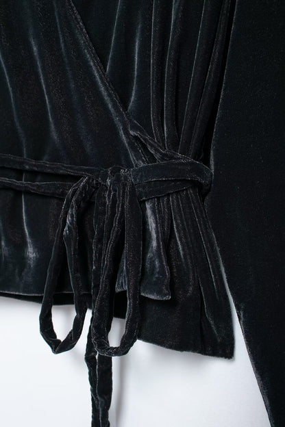 Aleria Velvet Blouse