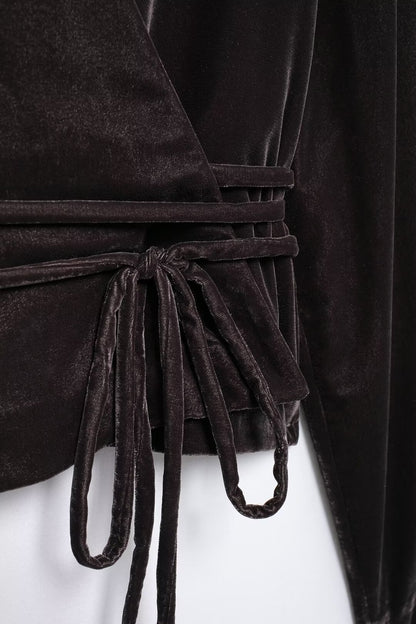 Aleria Velvet Blouse