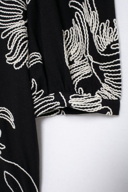 Calyssa Embroidered Office Top