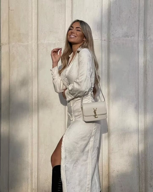 Lyric Jacquard Dress