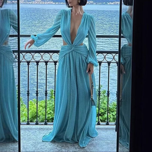 Clarisse Seaside Atmosphere Maxi Dress