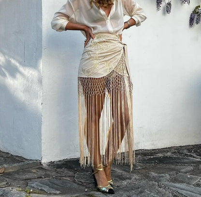 Cypress Embroidery Skirt