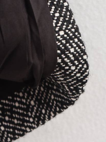 Isola British Herringbone Woolen Coat