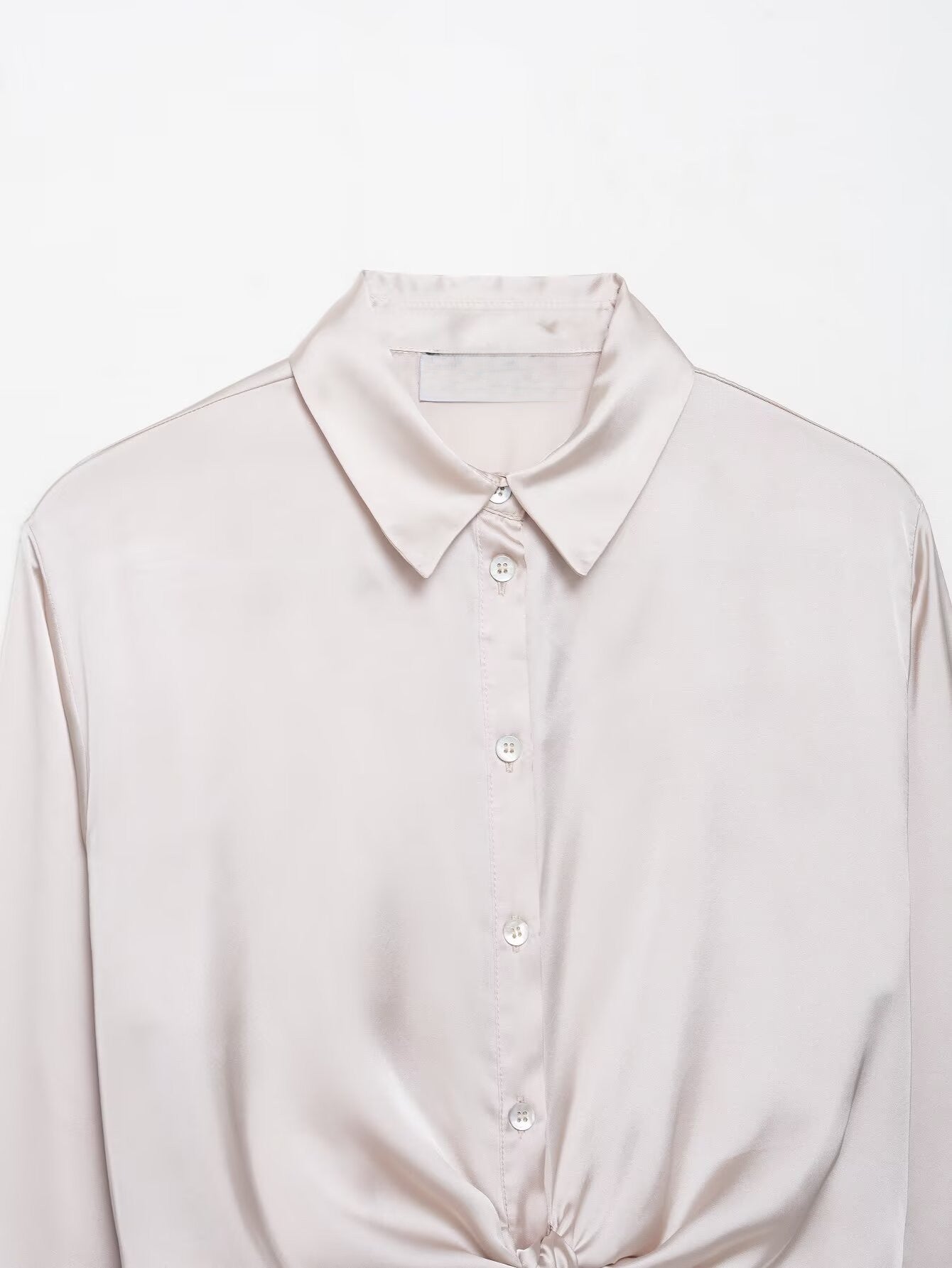 Gisania Bow Tie Drape Shirt