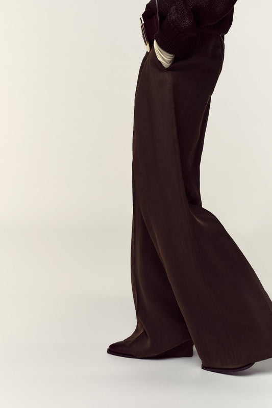 Altheara Brown Wide Pants