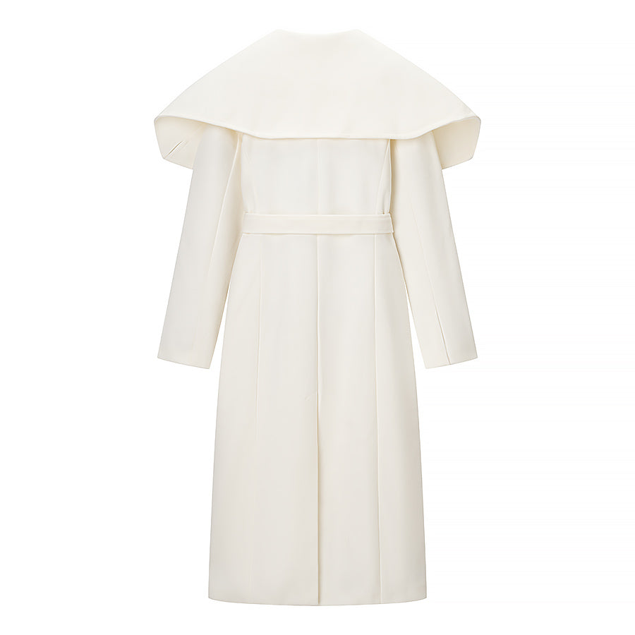 Opaline Belted Woolen Coat