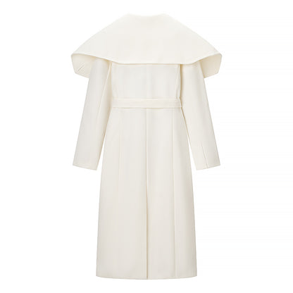 Opaline Belted Woolen Coat