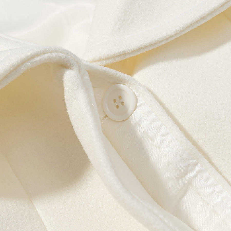 Opaline Belted Woolen Coat