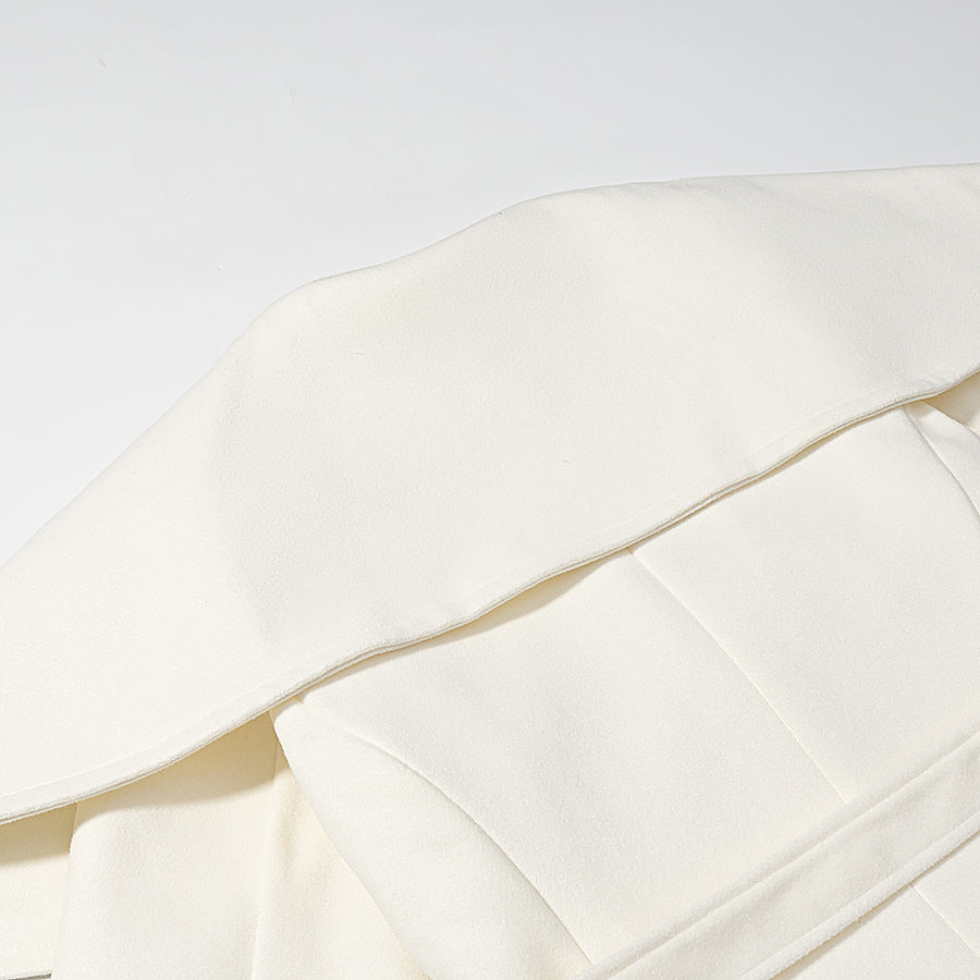 Opaline Belted Woolen Coat