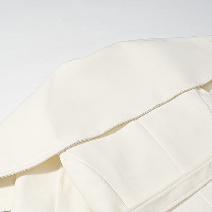 Opaline Belted Woolen Coat