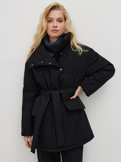 Evara Mid Length Cotton Padded Coat
