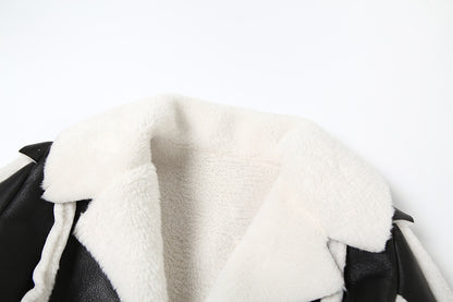 Marvella Street Faux Leather Coat